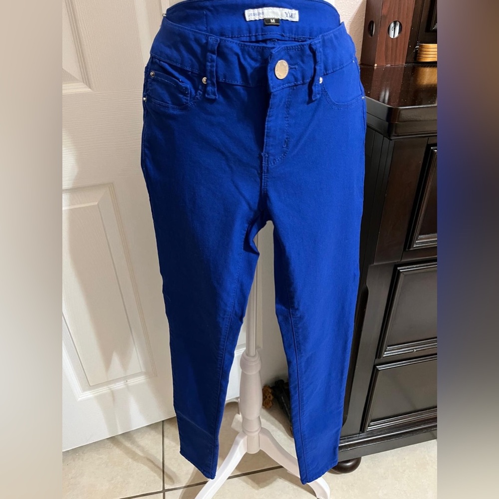 (3) YMI Jeggings High-waisted blue skinny jeans
